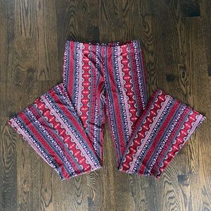 Flare Printed Pants